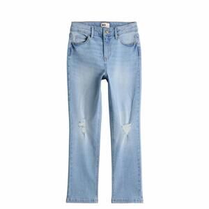 SO Goods for Life Girls Straight Leg Ankle Jeans, Size 6